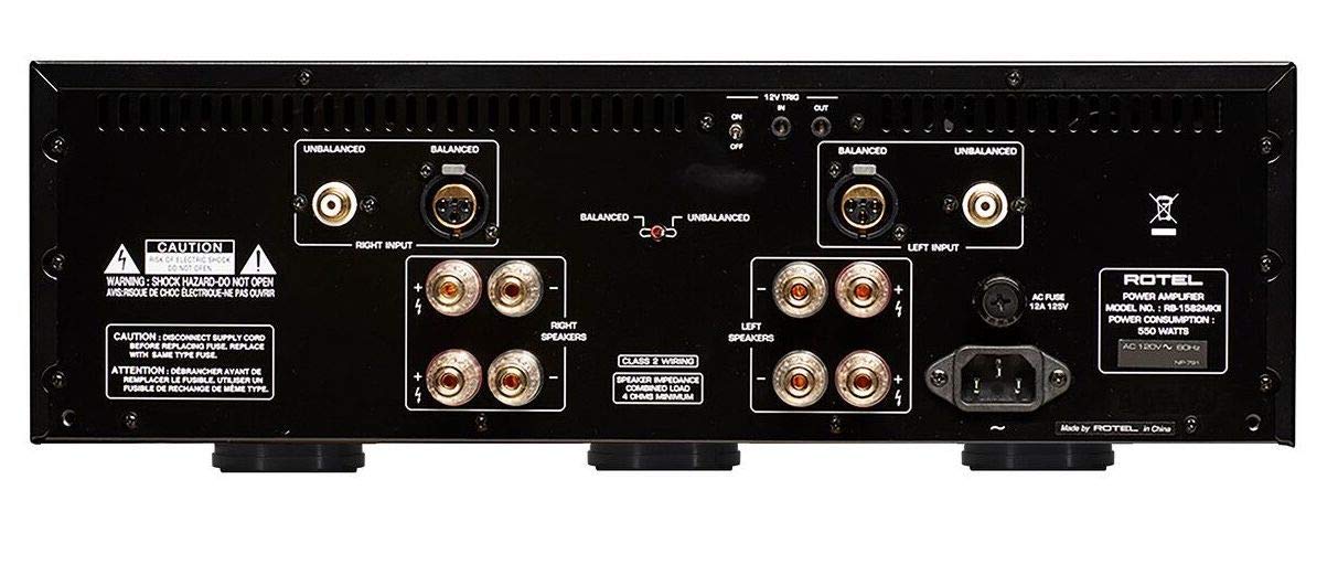 Rotel RB-1582 MkII 2 ch Power Amplifier (Silver) : Amazon.ca